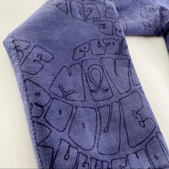 RARE Lululemon Purple Blue Peace Move Graffiti Zipup Limited Ed. Scuba Hoodie - Picture 11 of 16